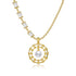 Pearl Necklace Infinity Circle Sterling Silver Pendant Necklaces for Women - ROUTINE FASHION
